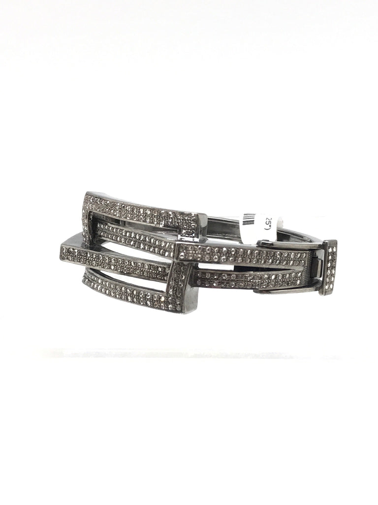 Leather Criss Cross Wrap Bracelet