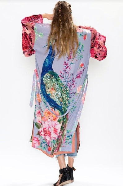 Peacock Kimono