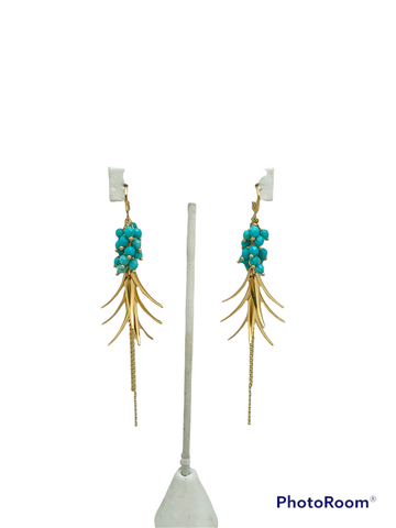 Turquoise Branch Earring