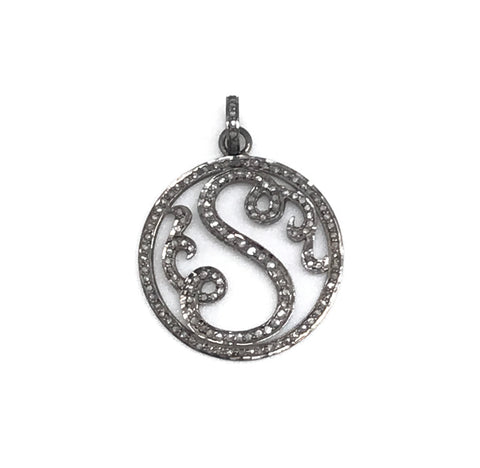 Diamond Initial Pendant