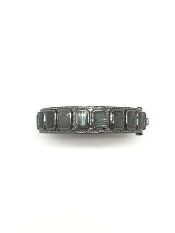 Modern Diamond Bangle